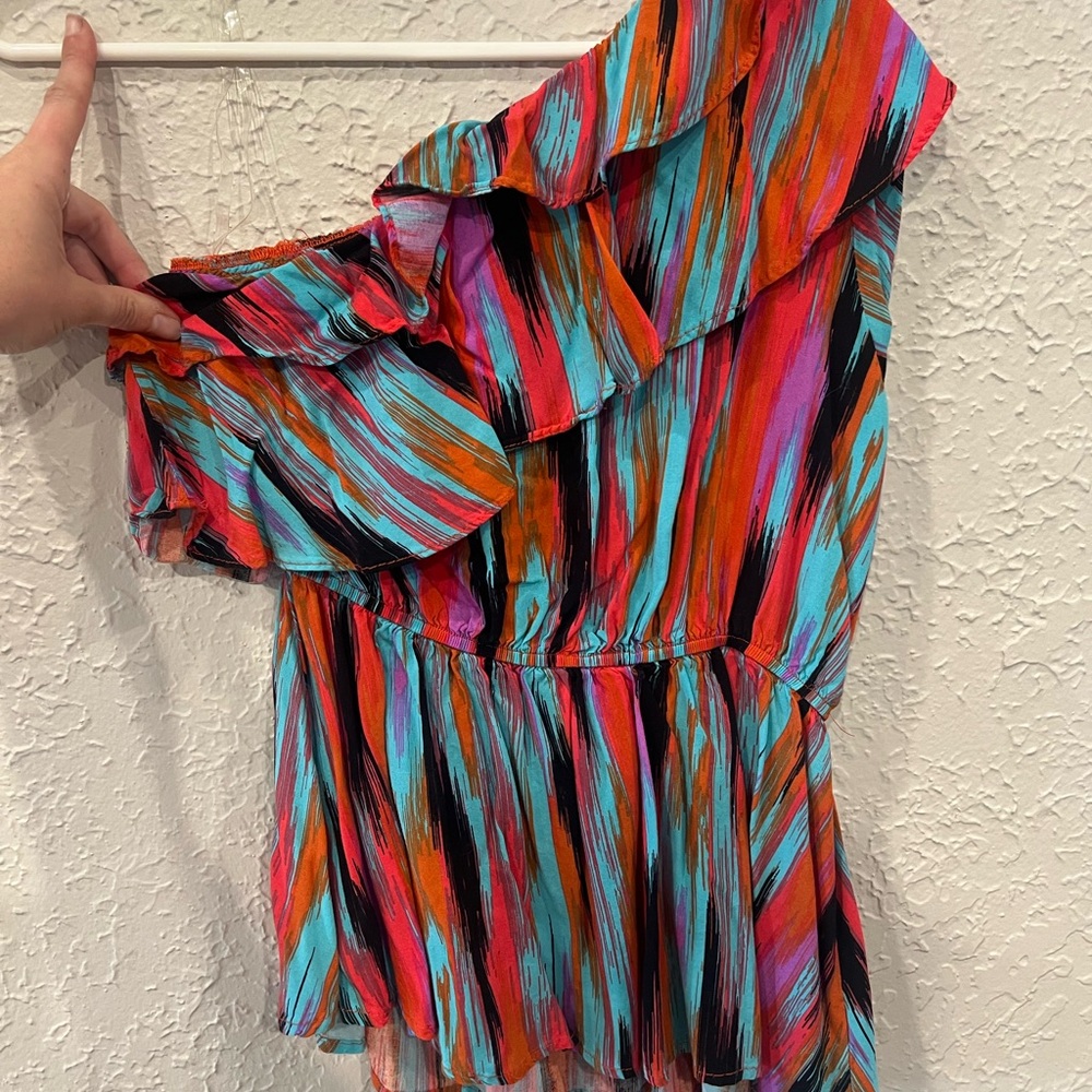 Savanna Jane Multicolor Ruffled Blouse